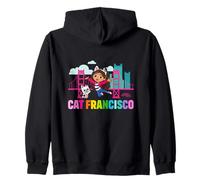 DreamWorks Gabby’s Dollhouse The Movie Cat Francisco Rainbow Sweat à Capuche