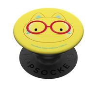 DreamWorks Gabby’s Dollhouse Yellow Cat Big Face PopSockets PopGrip Adhésif