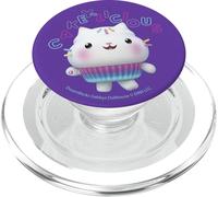 DreamWorks Gabby's Dollhouse Cakey-Licious Cakey Cat Shot PopSockets PopGrip pour MagSafe