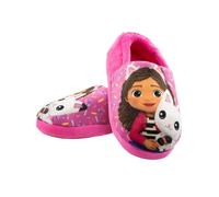 DreamWorks Gabbys Dollhouse Chausson Chat | Chaussons Enfant Gabby Et Pandy Paws | Pantoufles Fille Gabby Et La Maison Magique | Rose 24