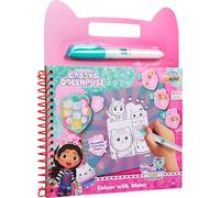 DREAMWORKS GABBY'S DOLLHOUSE Gabby's Dollhouse Peinture à l'eau - Color & Create - Feuilles de coloriage réutilisables (GD24354)