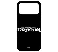 Dreamworks How to Train Your Dragon Logo Black and White Coque pour iPhone 17 Pro Max