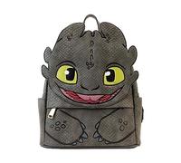 Loungefly Sac à dos Krokmou (Toothless) Polyuréthane 22,5x25x11,25 cm Détails appliqués