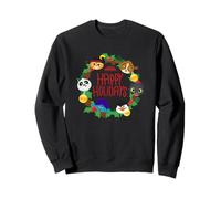 DreamWorks KouKou Happy Holidays Character Wreath Sweatshirt