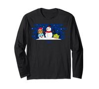 DreamWorks KouKou Holiday Snowman Scene Manche Longue