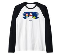 DreamWorks KouKou Holiday Snowman Scene Manche Raglan