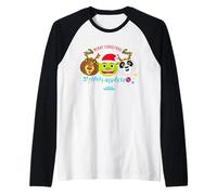 DreamWorks KouKou Merry Christmas & Happy New Year Manche Raglan