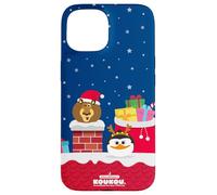 DreamWorks KouKou Rooftop Christmas Delivery Coque pour iPhone 15