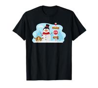 DreamWorks KouKou Skipper Snowman & Mort Santa Stop T-Shirt