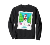 DreamWorks KouKou Snowman Postage Stamp Sweatshirt