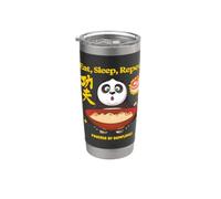 DreamWorks Kung Fu Panda Eat Sleep Repeat Dumplings Gobelet isotherme en acier inoxydable double paroi