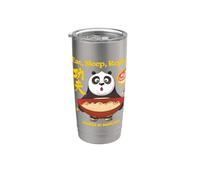 DreamWorks Kung Fu Panda Eat Sleep Repeat Dumplings Gobelet isotherme en acier inoxydable double paroi