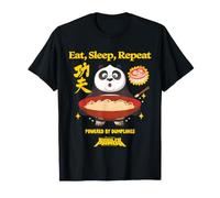 DreamWorks Kung Fu Panda Eat Sleep Repeat Dumplings T-Shirt