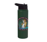 DreamWorks Madagascar Alex and Marty Retro Good Vibes Stainless Steel Insulated Water Bottle