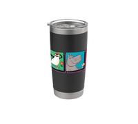 DreamWorks Madagascar All Over Print 90s Retro Gobelet isotherme en acier inoxydable double paroi