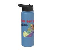DreamWorks Madagascar Marathon Run For Your Wildlife Stainless Steel Insulated Water Bottle