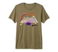 DreamWorks Madagascar Melman & Gloria Binge Watch Retro T-Shirt Haut de Gamme