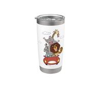 DreamWorks Madagascar Road Trip 90s Retro Gobelet isotherme en acier inoxydable double paroi