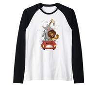 DreamWorks Madagascar Road Trip 90s Retro Manche Raglan