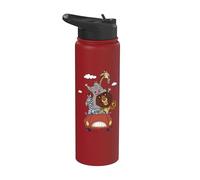 DreamWorks Madagascar Road Trip 90s Retro Stainless Steel Insulated Water Bottle