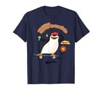 DreamWorks Madagascar Skipper Skate 90s Retro T-Shirt