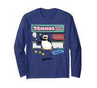 DreamWorks Madagascar Skipper Tennis 90s Retro Manche Longue