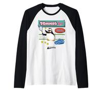 DreamWorks Madagascar Skipper Tennis 90s Retro Manche Raglan