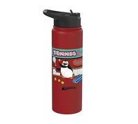 DreamWorks Madagascar Skipper Tennis 90s Retro Stainless Steel Insulated Water Bottle