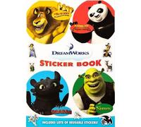 DreamWorks - Personnages - Livret d'autocollants réutilisables SG32142 (taille unique) (Coloré)