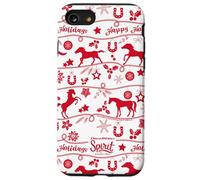 DreamWorks Spirit Riding Free Happy Holidays All-Over Print Coque pour iPhone SE (2020) / 7/8