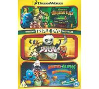 Dreamworks Triple DVD Party Pack Shrek/Furious Five/MonstersVAliens