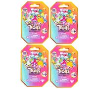 DREAMWORKS TROLLS Band Together Mineez Lot de 4 figurines de collection 3,8 cm