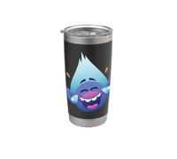 DreamWorks Trolls Biggie Character Face Gobelet isotherme en acier inoxydable double paroi