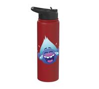 DreamWorks Trolls Biggie Character Face Stainless Steel Insulated Water Bottle