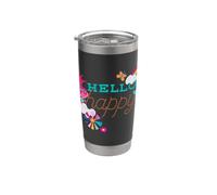 DreamWorks Trolls Hello Happy Party Gobelet isotherme en acier inoxydable double paroi