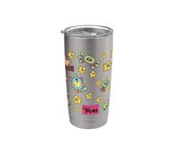 DreamWorks Trolls Lunar New Year Pink All-Over Print Gobelet isotherme en acier inoxydable double paroi