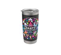 DreamWorks Trolls Party All-Stars Gobelet isotherme en acier inoxydable double paroi