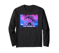 DreamWorks Trolls Punk Rock Poppy Thumbs Up Manche Longue