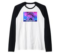 DreamWorks Trolls Punk Rock Poppy Thumbs Up Manche Raglan