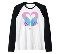 DreamWorks Trolls Satin and Chenille Character Faces Manche Raglan