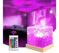 Dreamy Cubby Projecteur de lumière boréale, 16 couleurs, Ocean Wave Projecteur avec télécommande, lampe Aurora, veilleuse pour enfants et adultes, chambre à coucher, plafond, décoration de chambre