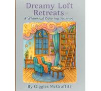 Dreamy Loft Retreats - A Whimsical Coloring Journey: Magical attic hideaways, book-filled lofts, and soft-lit spaces to spark your imagination and soothe your soul.