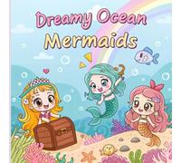 Dreamy Ocean Mermaids: A Cute and Whimsical Underwater Coloring Book for Kids Ages 4-8 | Fun Chibi Mermaids, Sea Creatures & Ocean Magic