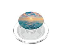 Dreamy Ocean Sunrise Nuages Coastal Sky Art PopSockets PopGrip pour MagSafe