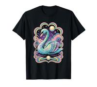 Dreamy Paint Art Cygne Cygnes T-Shirt