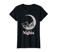Dreamy Summer Nights Crescent Moon Céleste Féminin Vintage T-Shirt