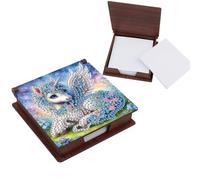 Dreamy Wildebeest Lot de 160 blocs-notes vierges en cristal