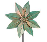 DREAMYSOUL Moulin à Vent cinétique en métal pour Cour et Jardin, 96,5 cm