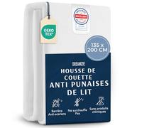 Dreamzie - Housse anti-acariens pour couette 135 x 200 cm - Housse de couette pour les personnes allergiques - Couette anti-acariens avec fermeture éclair lavable à 95 °C