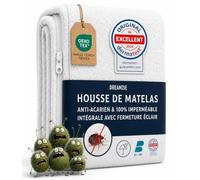 Dreamzie - Housse De Matelas Intégrale 90x190x20cm - Anti-Punaise de Lit